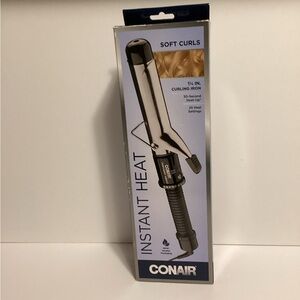 Conair Instant Heat Curling Iron - Black and Silver